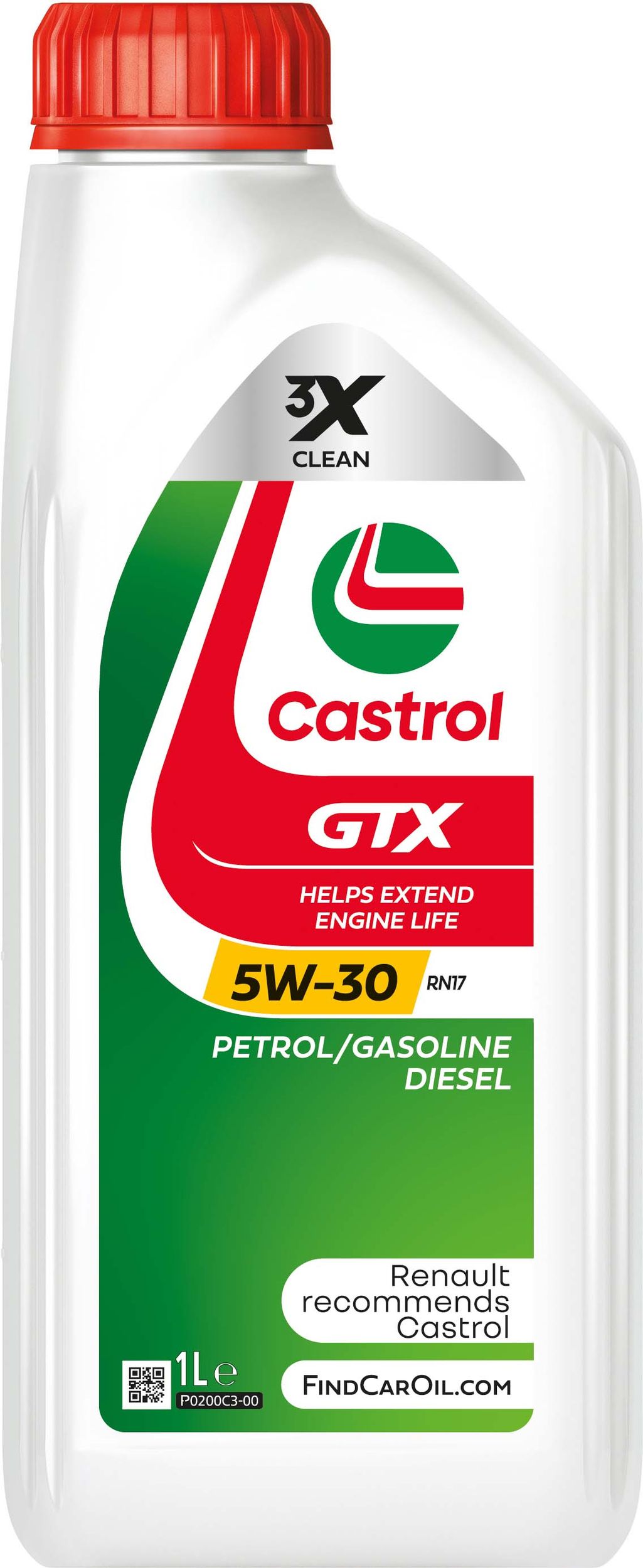 Ulei de motor sintetic Castrol GTX 5W-30 RN17, 1 litru